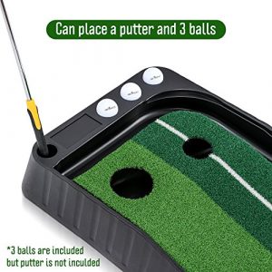 AbcoTech Indoor Golf Putting Green – Mini Golf Set, Golf Training Aid - factory Golf